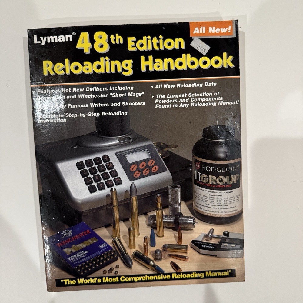 Lyman 48th Edition Reloading Handbook 2004 2nd Printing Manual Softcover Book